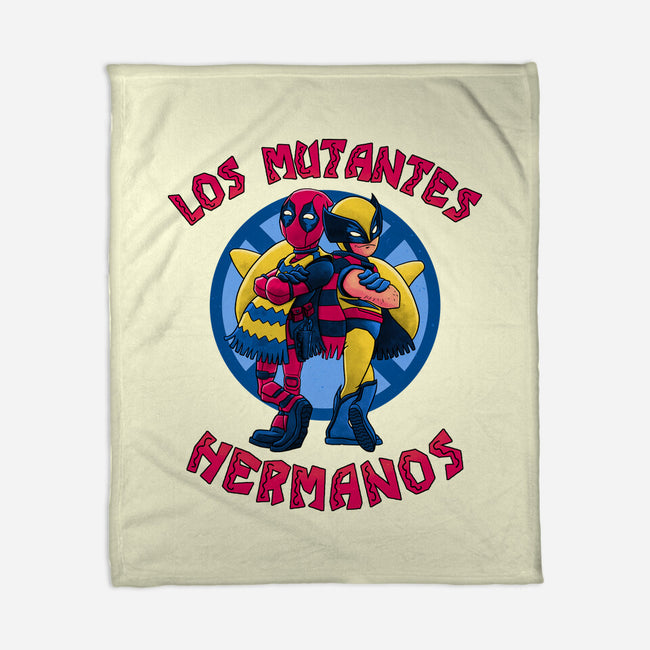 Los Mutantes Hermanos-None-Fleece-Blanket-teesgeex