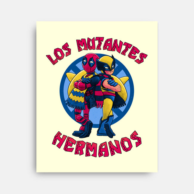 Los Mutantes Hermanos-None-Stretched-Canvas-teesgeex