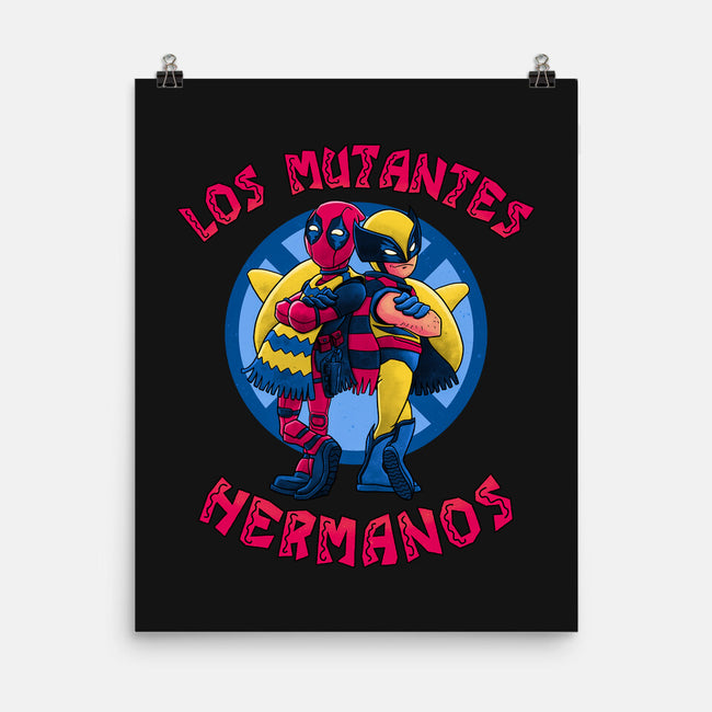 Los Mutantes Hermanos-None-Matte-Poster-teesgeex