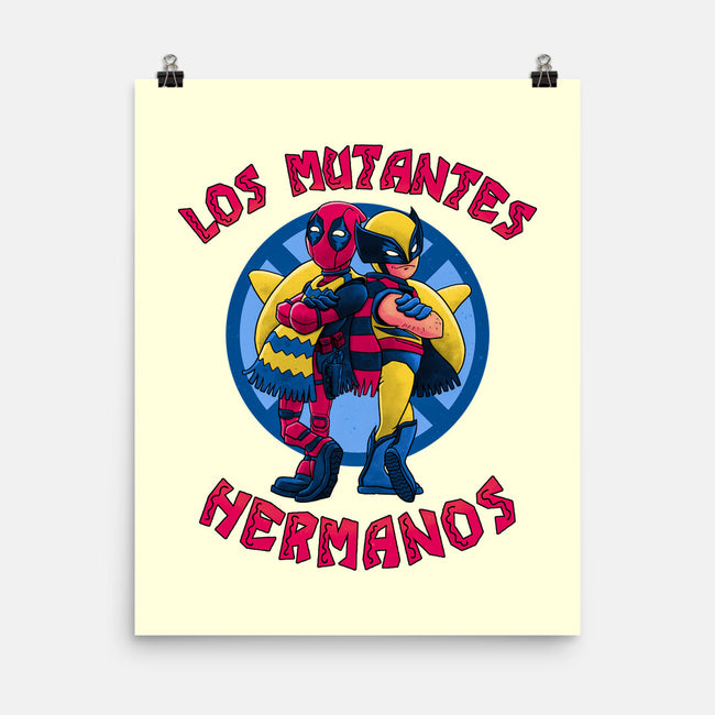 Los Mutantes Hermanos-None-Matte-Poster-teesgeex