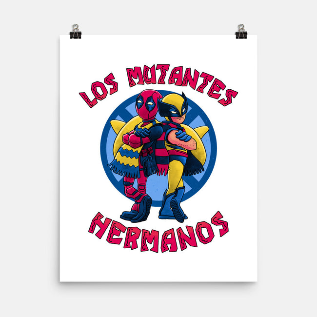 Los Mutantes Hermanos-None-Matte-Poster-teesgeex