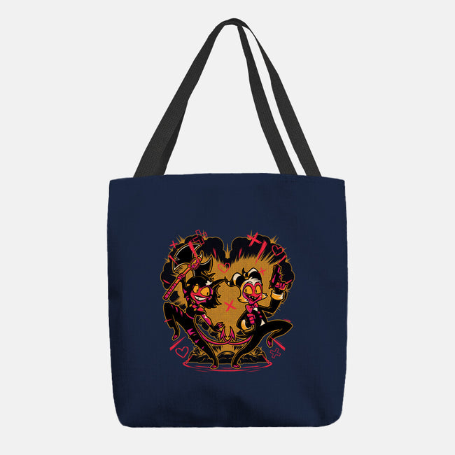 Hell Couple Animation-None-Basic Tote-Bag-Studio Mootant