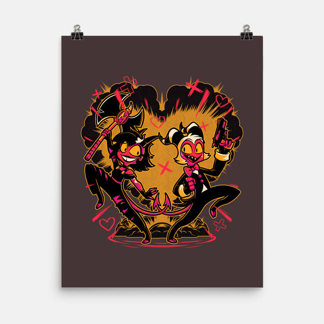 Hell Couple Animation-None-Matte-Poster-Studio Mootant