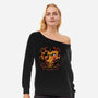 Hell Couple Animation-Womens-Off Shoulder-Sweatshirt-Studio Mootant