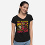 Hell Boss Meme-Womens-V-Neck-Tee-Studio Mootant