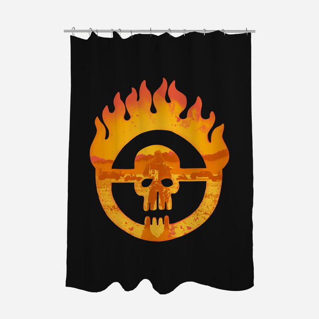 Fire And Blood-None-Polyester-Shower Curtain-Olipop