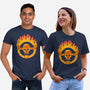 Fire And Blood-Unisex-Basic-Tee-Olipop