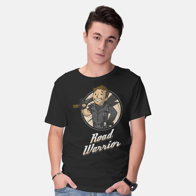 Warrior Of The Road-Mens-Basic-Tee-Olipop