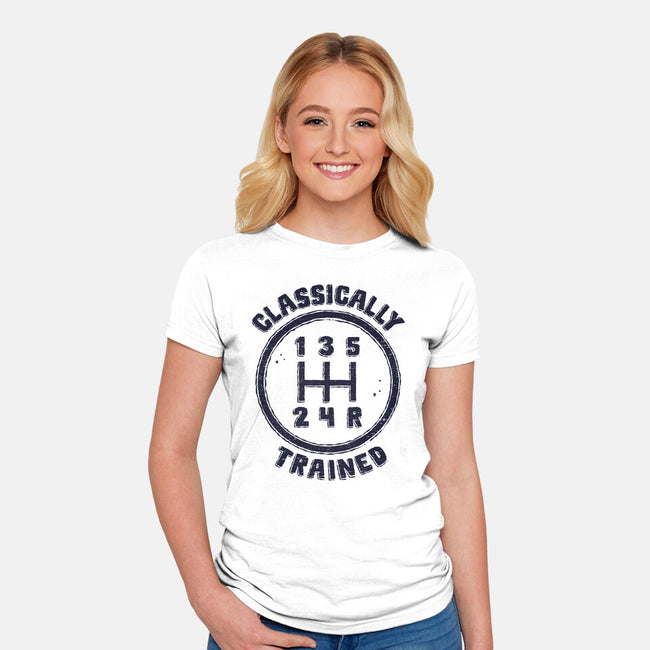 Classically Trained Driver-Womens-Fitted-Tee-kg07