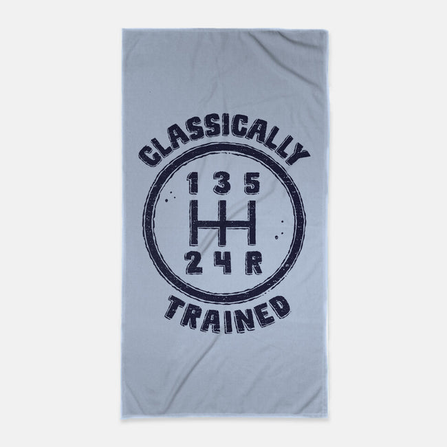 Classically Trained Driver-None-Beach-Towel-kg07