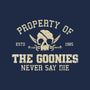 Property Of The Goonies-Cat-Basic-Pet Tank-kg07