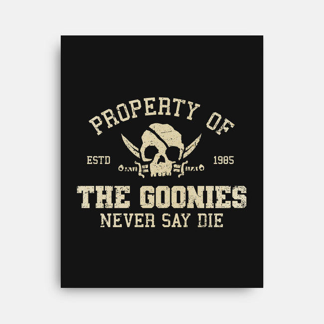 Property Of The Goonies-None-Stretched-Canvas-kg07