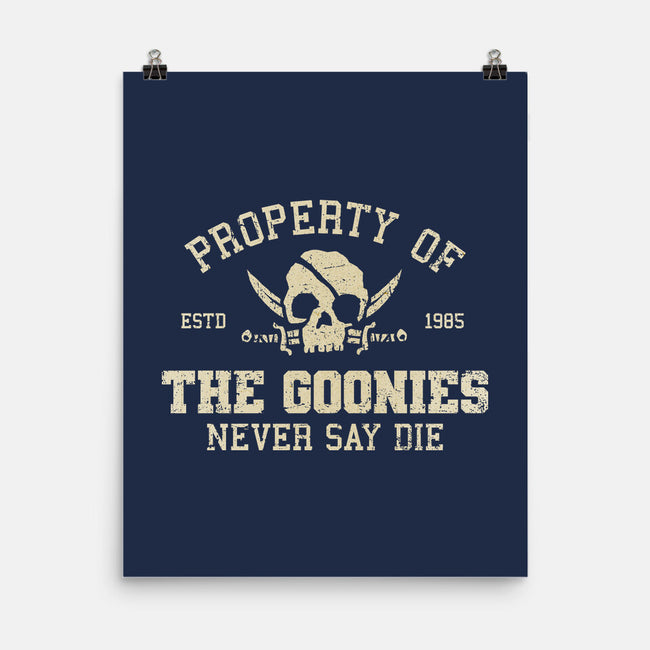 Property Of The Goonies-None-Matte-Poster-kg07