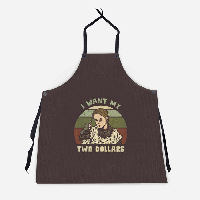 Two Dollars-Unisex-Kitchen-Apron-kg07