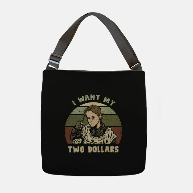 Two Dollars-None-Adjustable Tote-Bag-kg07