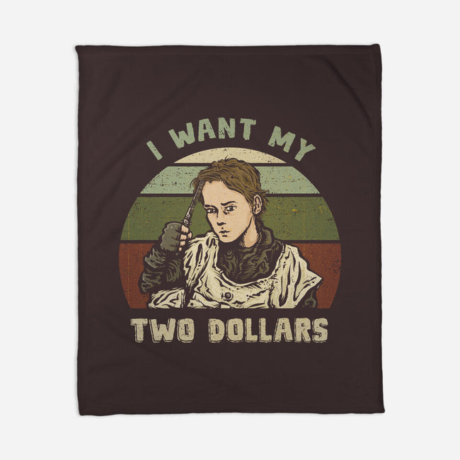 Two Dollars-None-Fleece-Blanket-kg07