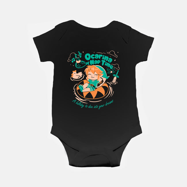 Ocarina Of Nap Time-Baby-Basic-Onesie-estudiofitas