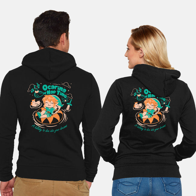 Ocarina Of Nap Time-Unisex-Zip-Up-Sweatshirt-estudiofitas