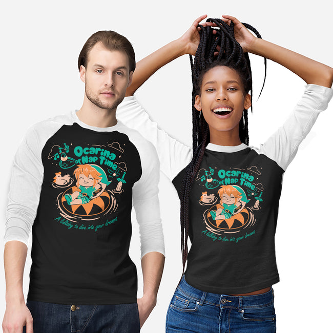 Ocarina Of Nap Time-Unisex-Baseball-Tee-estudiofitas