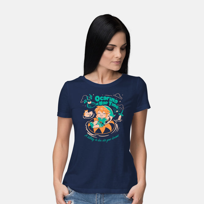 Ocarina Of Nap Time-Womens-Basic-Tee-estudiofitas