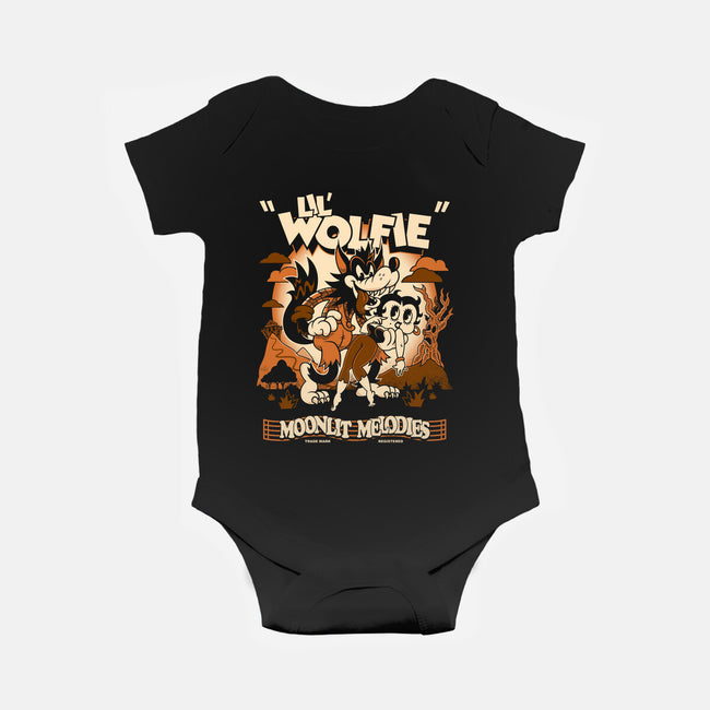 Lil Wolfie-Baby-Basic-Onesie-Nemons