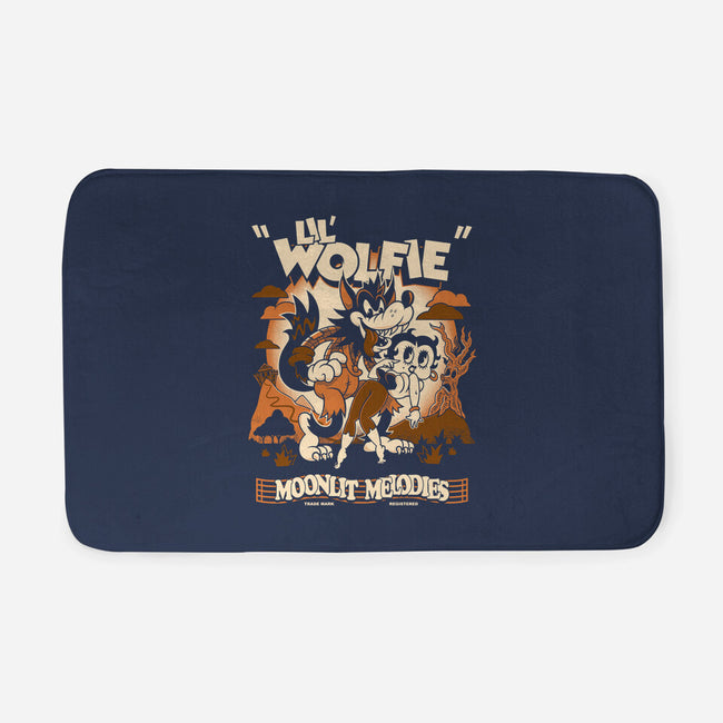 Lil Wolfie-None-Memory Foam-Bath Mat-Nemons