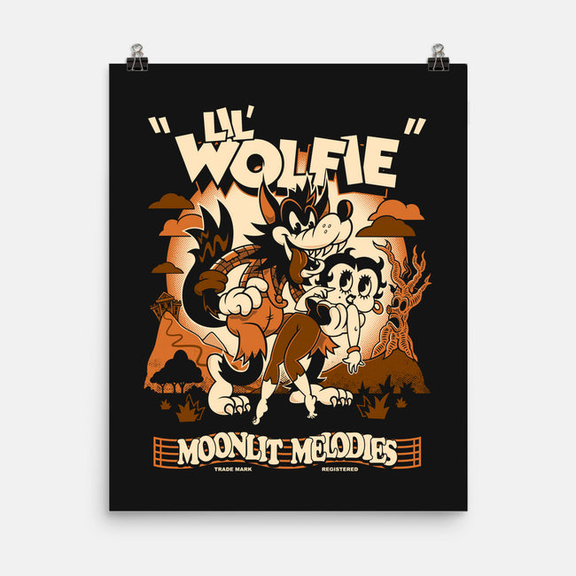 Lil Wolfie-None-Matte-Poster-Nemons