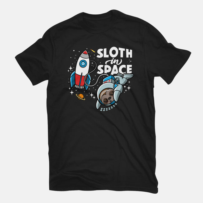 Sloth In Space-Mens-Basic-Tee-Boggs Nicolas