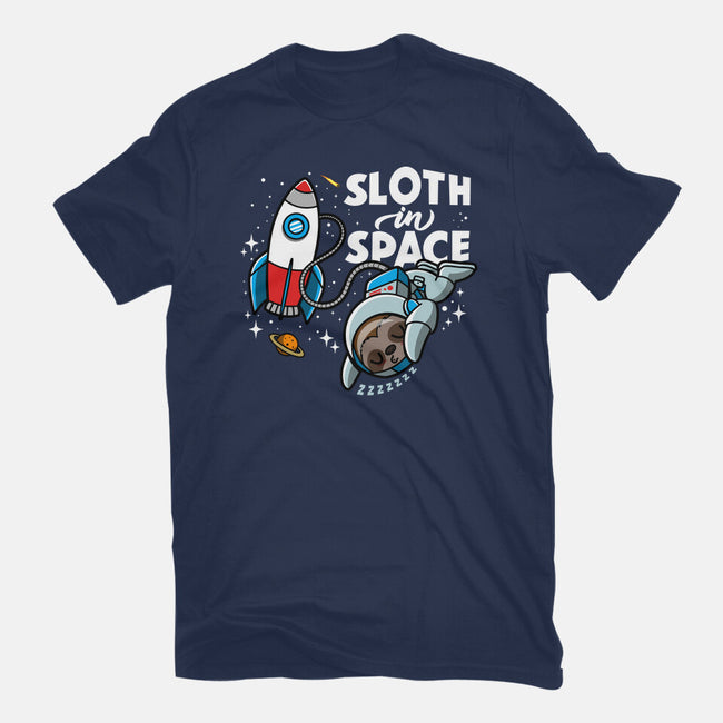 Sloth In Space-Mens-Basic-Tee-Boggs Nicolas