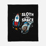 Sloth In Space-None-Fleece-Blanket-Boggs Nicolas