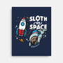 Sloth In Space-None-Stretched-Canvas-Boggs Nicolas