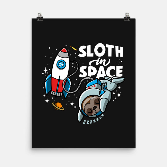 Sloth In Space-None-Matte-Poster-Boggs Nicolas