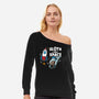 Sloth In Space-Womens-Off Shoulder-Sweatshirt-Boggs Nicolas