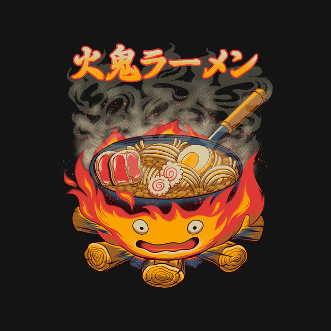 Fire Demon Ramen-None-Stretched-Canvas-rmatix