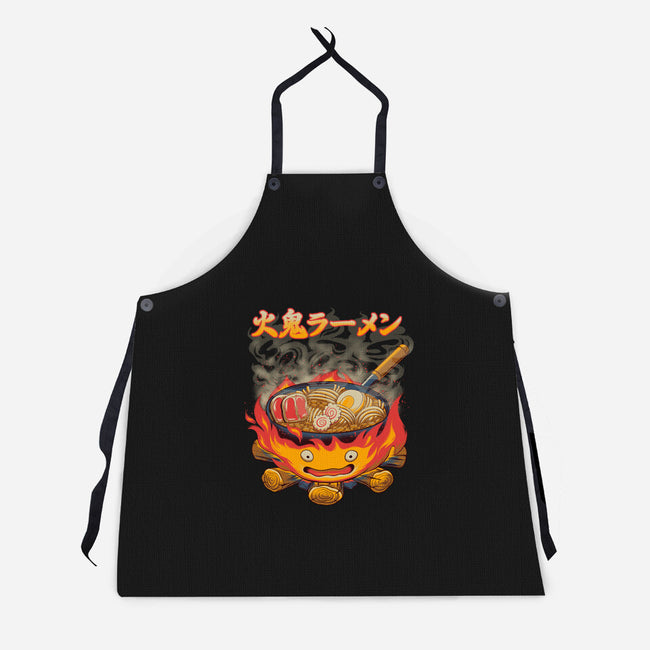 Fire Demon Ramen-Unisex-Kitchen-Apron-rmatix