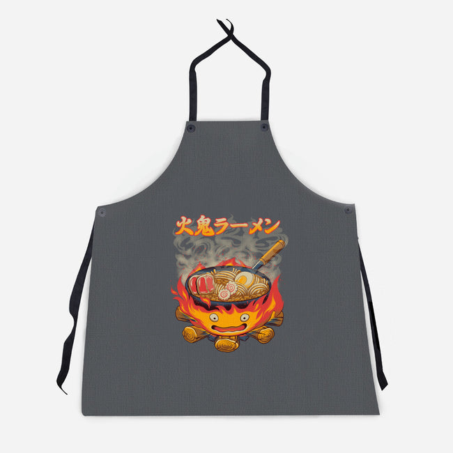 Fire Demon Ramen-Unisex-Kitchen-Apron-rmatix