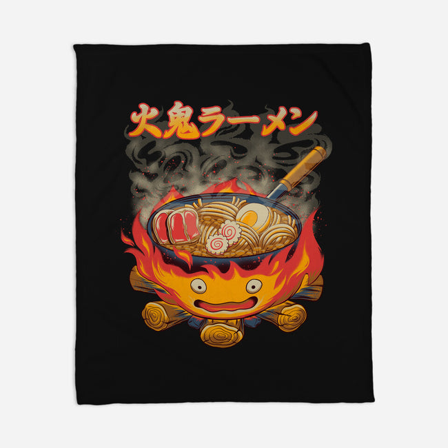 Fire Demon Ramen-None-Fleece-Blanket-rmatix