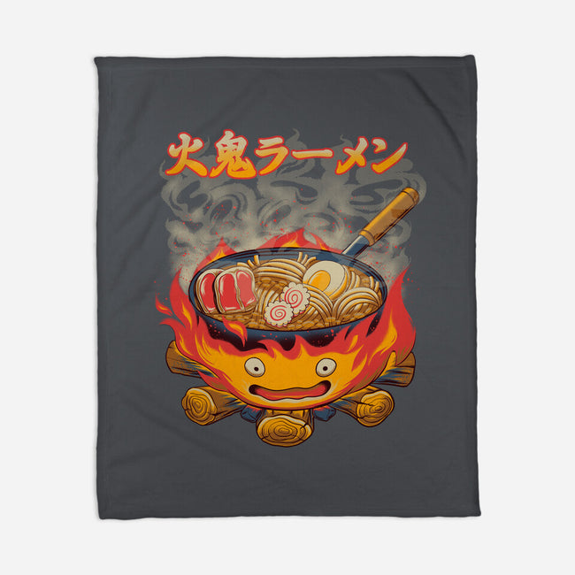 Fire Demon Ramen-None-Fleece-Blanket-rmatix