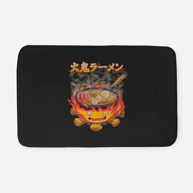 Fire Demon Ramen-None-Memory Foam-Bath Mat-rmatix