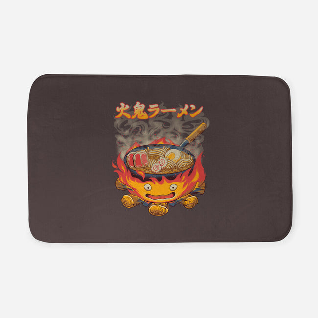 Fire Demon Ramen-None-Memory Foam-Bath Mat-rmatix