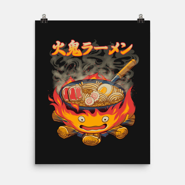 Fire Demon Ramen-None-Matte-Poster-rmatix