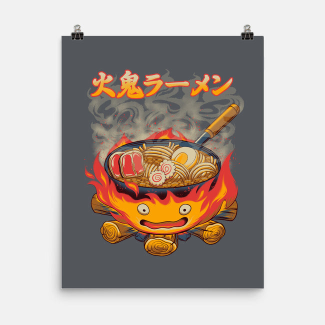 Fire Demon Ramen-None-Matte-Poster-rmatix