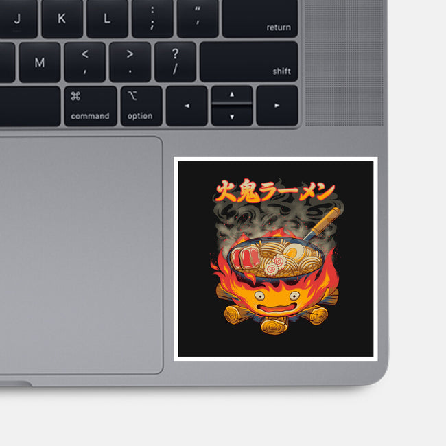 Fire Demon Ramen-None-Glossy-Sticker-rmatix