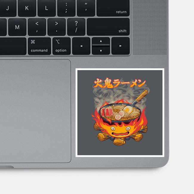 Fire Demon Ramen-None-Glossy-Sticker-rmatix