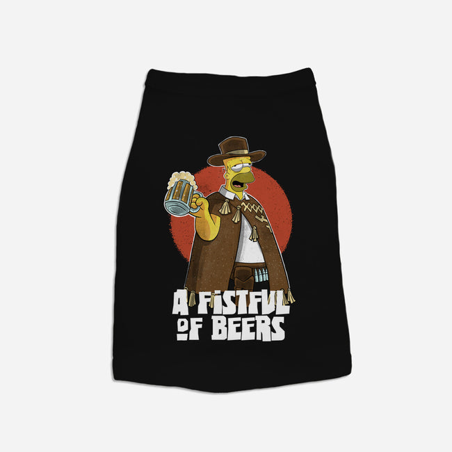 A Fistful Of Beers-Dog-Basic-Pet Tank-zascanauta