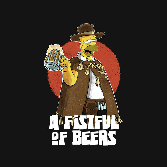 A Fistful Of Beers-Unisex-Pullover-Sweatshirt-zascanauta