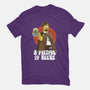 A Fistful Of Beers-Womens-Fitted-Tee-zascanauta