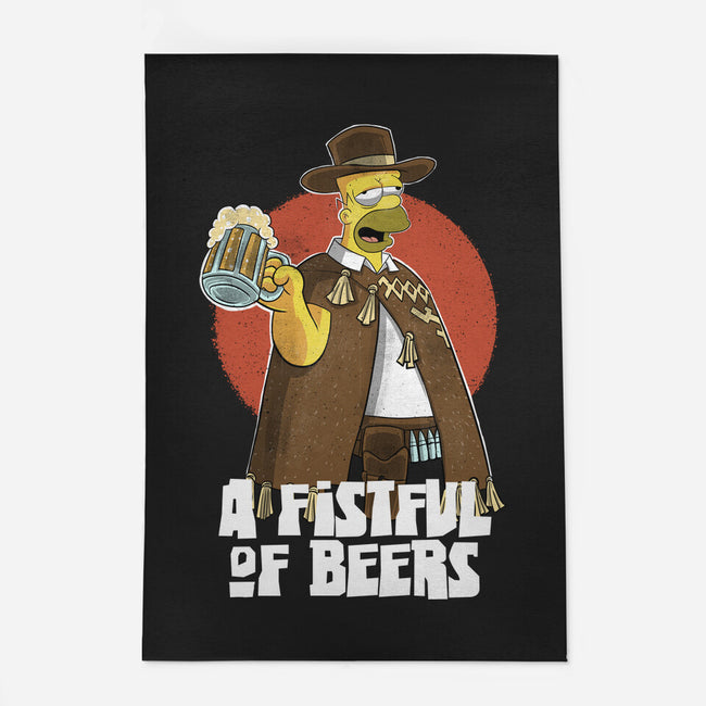 A Fistful Of Beers-None-Indoor-Rug-zascanauta