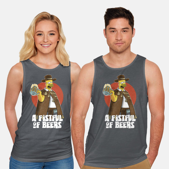 A Fistful Of Beers-Unisex-Basic-Tank-zascanauta