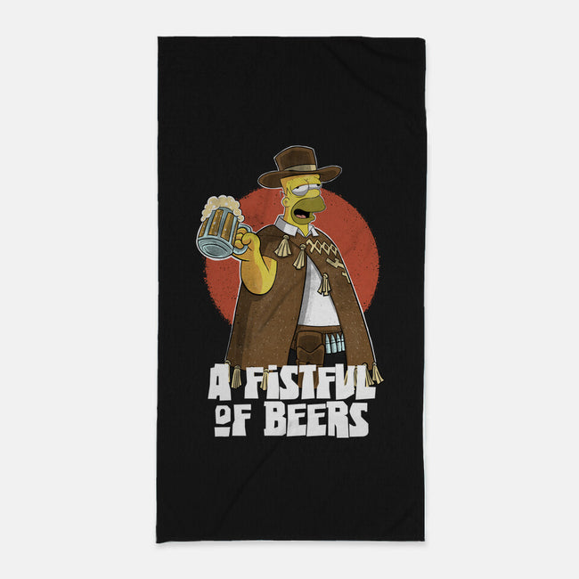 A Fistful Of Beers-None-Beach-Towel-zascanauta